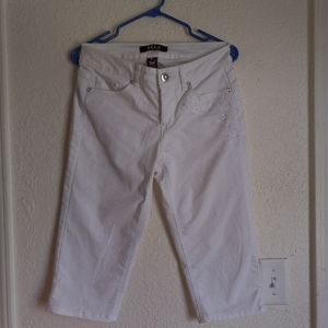 White Capri Pants